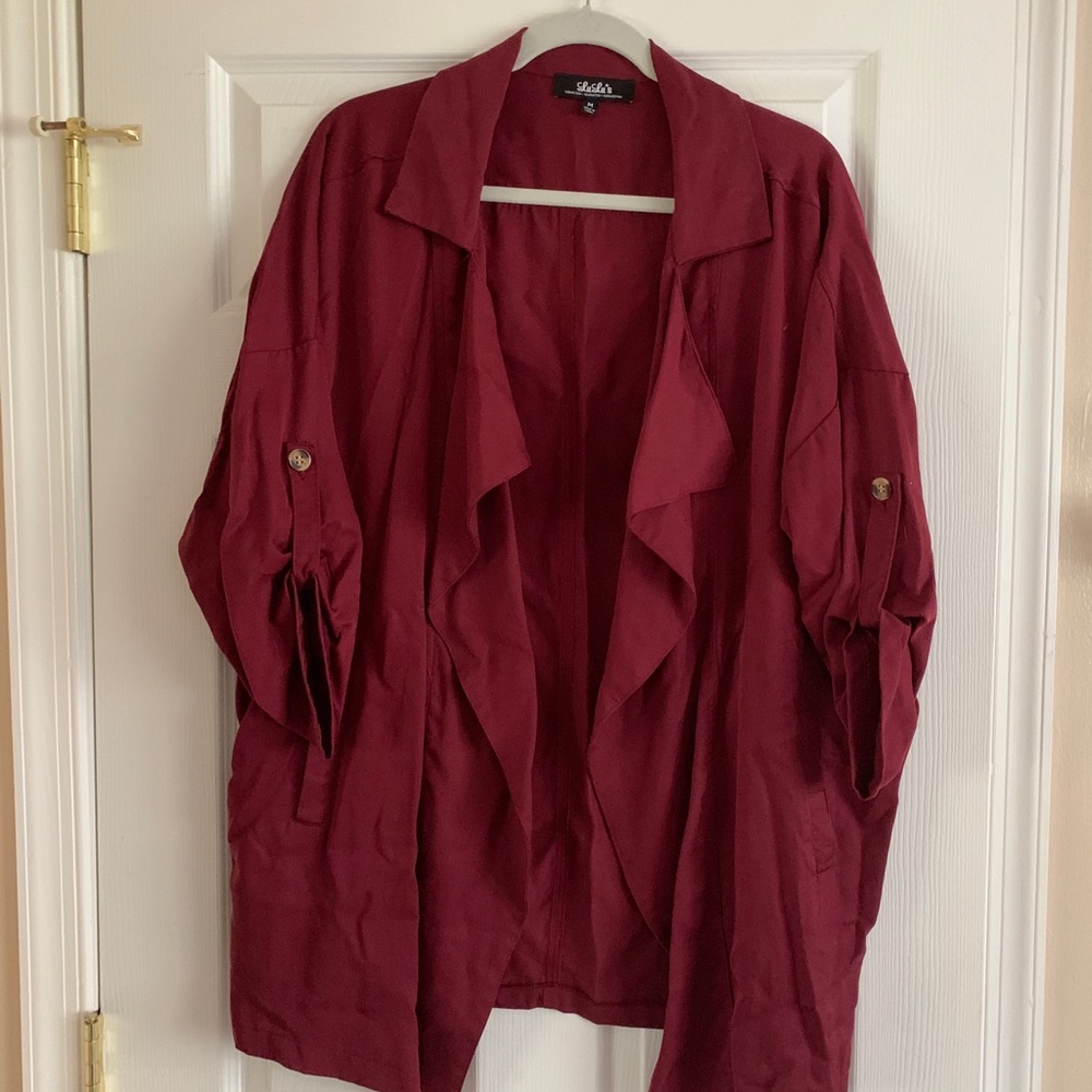 Red Oversized Jacket